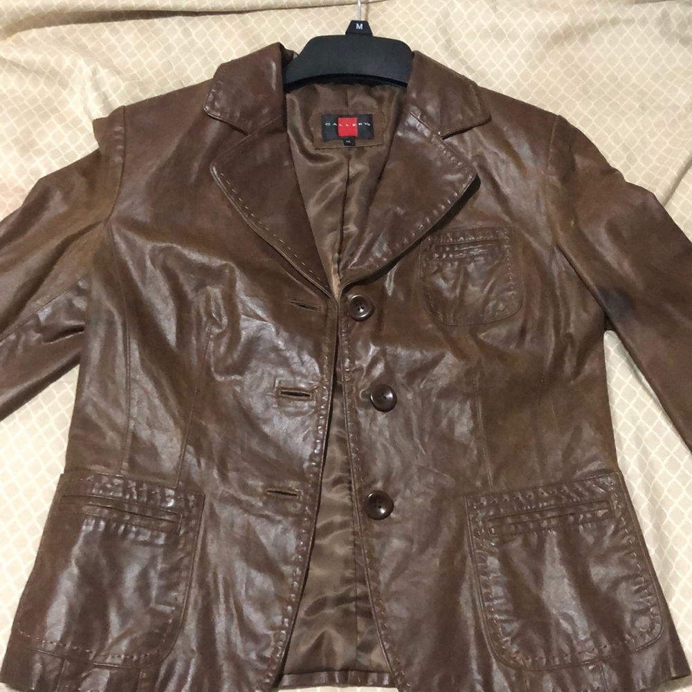 Leather Blazer